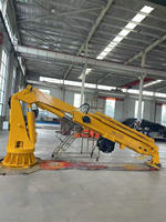 Grue marine fiable de plate-forme avec la construction durable pour le levage de matériel de port de bateau
