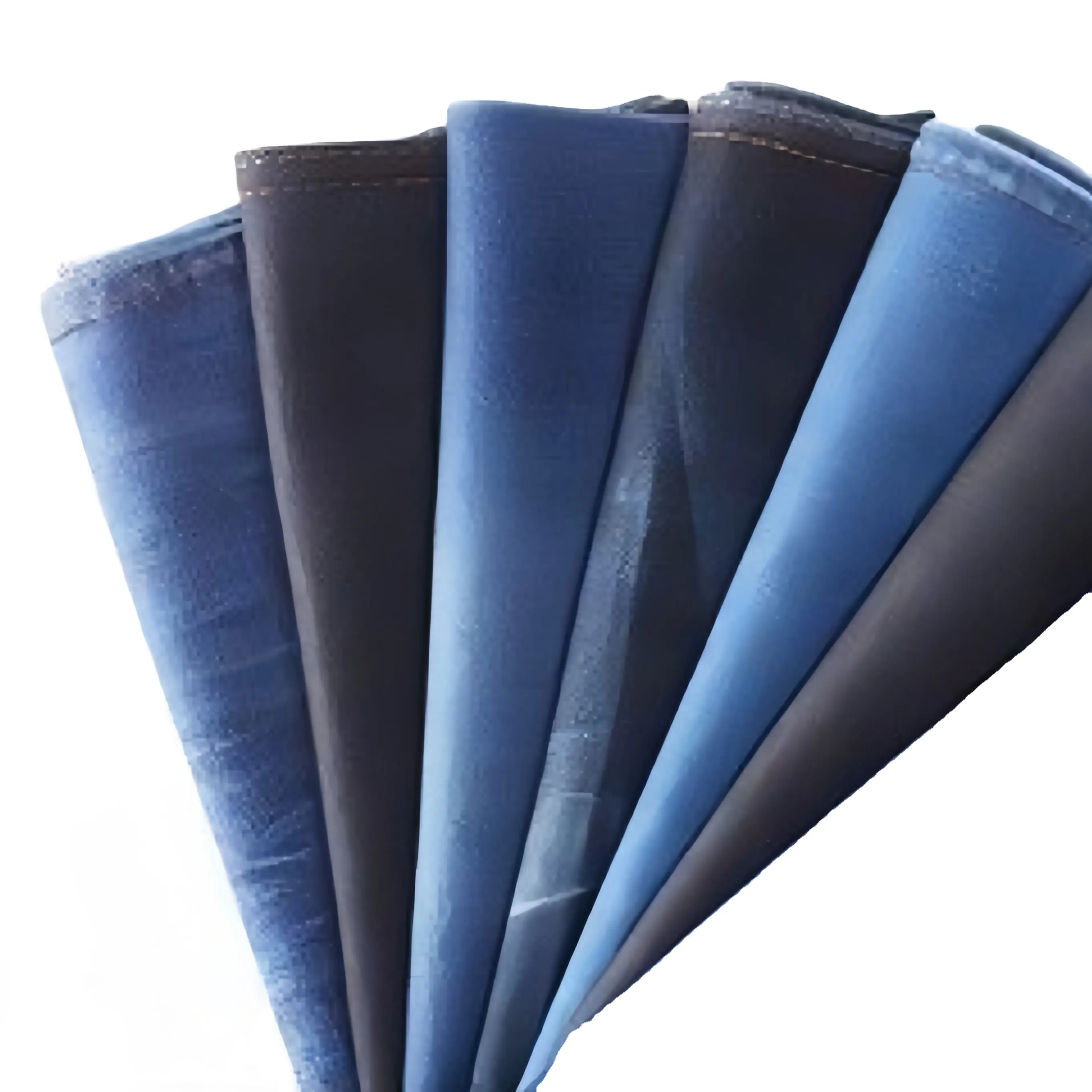 Harga kompetitif 180gsm 230gsm 300gsm dicuci 100% katun twill benang dicelup kain denim untuk jeans