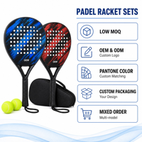 Raquette de padel uniquement, construction solide en ABS, 360g, face perforée avec sangle de poignet pour l'entraînement