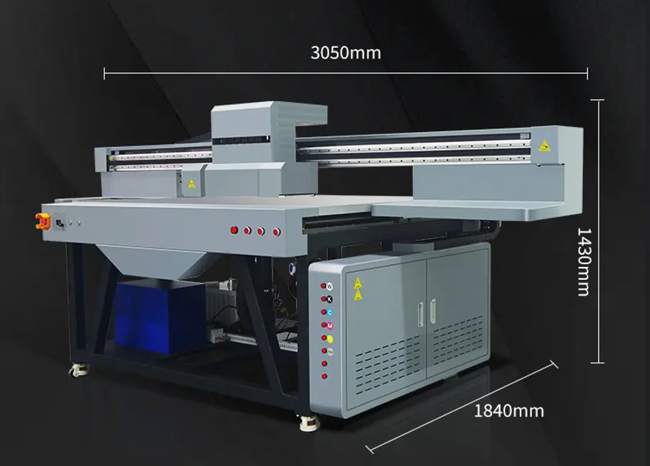 Nieuwe 1610 Uv Flatbed Inkjet Printer Grote Industriële Uv-Drukmachine A0 Printer Voor Metalen Hout Acryl Sticker Telefoon Geval Prijs