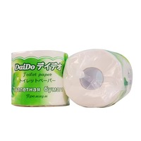 Papier toilette en rouleau blanc biodégradable et écologique, en pâte de bois vierge 3 plis 100g, épais et résistant, avec logo personnalisé OEM, vente en gros