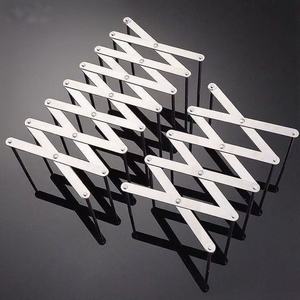 Yonghong Stainless Steel Folding Telescopic Rack <b>Adjustable</b> Drain Rack For Kitchen Dish Storage <b>Square</b> Modern Design - Product Image 1