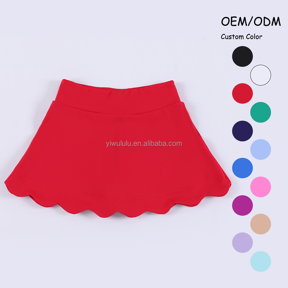 kids scalloped shorts