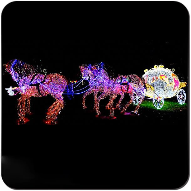 Motif Light For Holiday Horse Carriages For Sale Suitable For Christmas, Wedding, Party, Park