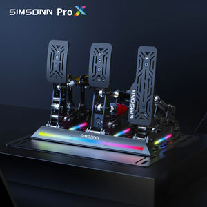 SIMSONN PRO-X P3-H1 Pédales de course réalistes Jeu Volant Compatible avec <span class=keywords><strong>PC</strong></span> pour une expérience de simulation de conduite immersive - Product Image 3