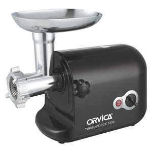 ORVICA Picadora de Carne de Alta Potencia, Pequeña, de Acero Inoxidable, Doméstica, Totalmente Automática, Multifuncional, Eléctrica, para Rellenar Salchichas - Product Image 1