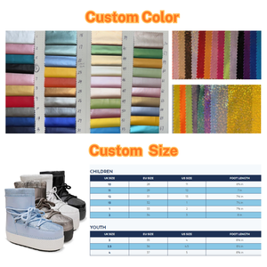 Bottes d'hiver imperméables pour hommes, nouveau style, adaptées à la pêche, doublées de rembourrage épais avec du matériau en duvet extra épais, grandes bottes de neige - Product Image 5