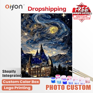 Kit Pittura a Numeri Fai <span class=keywords><strong>da</strong></span> Te <span class=keywords><strong>Notte</strong></span> <span class=keywords><strong>Stellata</strong></span> Orfon - Arte Magica Stile <span class=keywords><strong>Van</strong></span> <span class=keywords><strong>Gogh</strong></span> per Decorazione Casa e Artigianato Fai <span class=keywords><strong>da</strong></span> Te - Product Image 1