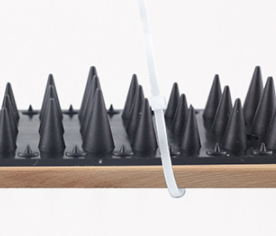 Pointes de clôture en plastique d'extérieur Pointes de dissuasion décoratives pour pigeons de jardin Pointes <span class=keywords><strong>anti</strong></span>-oiseaux en plastique - Product Image 6
