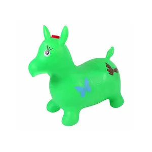 गर्म बिक्री उच्च गुणवत्ता पर्यावरण संरक्षण पीवीसी Inflatable जानवरों कूद कूदते घोड़ा