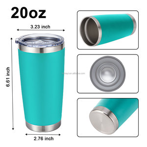 Copo Térmico de Aço Inoxidável com Isolamento a Vácuo de 20oz com Tampa, Isolamento Térmico por 6 Horas, Embalagem Ecológica em Lote - Product Image 5