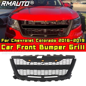 Grilles de pare-chocs avant pour Chevrolet Colorado édition nord-américaine 2016-2019, style nid d'abeille, kit carrosserie, accessoires de voiture - Product Image 2
