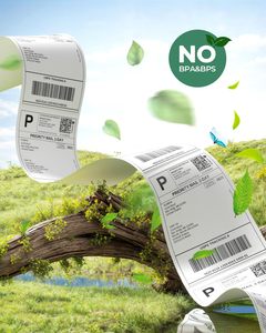 Miễn phí vận chuyển đến nhà của bạn Mỹ bán hàng trực tiếp nhãn nhiệt 500 cái trong cuộn nhãn dán nhiệt 4*6 ''dầu bằng chứng nhãn nhiệt - Product Image 3