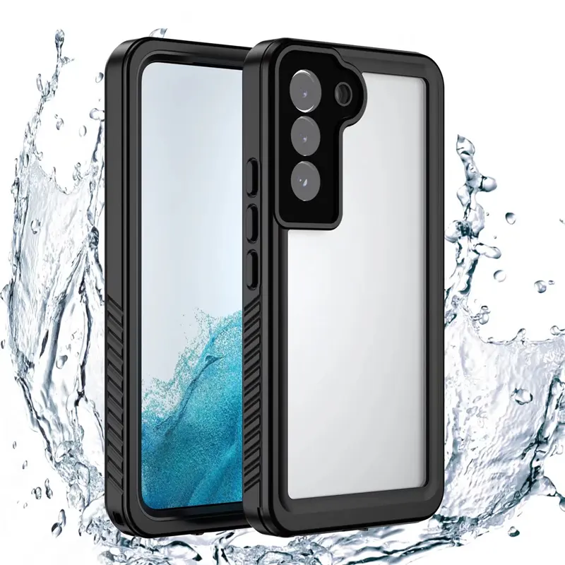 Shockproof Transparent Full Protective IP68 Waterproof Phone Case For Samsung Galaxy S22 Ultra S22 Plus S21 FE