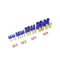 EC2 EC3 EC5 EC8 maschio femmina connettori con pallottola spina a banana con il blu del fodero per batteria auto RC FPV