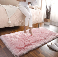 Tapis personnalisés en polyester, faits à la main ou à la machine, épais, écologiques et moelleux pour chambre à coucher, canapé, décoration intérieure