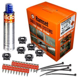 ปืนยิงตะปูลมไร้สาย Ramsets CM800PLUSKIT1 สำหรับงานอุตสาหกรรม ใช้แบตเตอรี่ Li-ion 120V/60Hz รับประกัน 3 ปี พร้อมคลิปหนีบสาย P8 Datalec 5 ชิ้น - Product Image 3