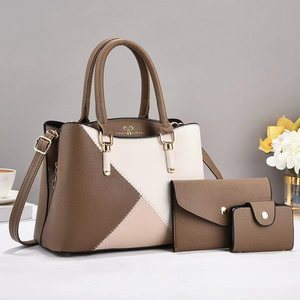 Sac à main à fermeture éclair avec doublure en polyester, sac à main tendance 2025 grande capacité pour femme, sac à bandoulière décontracté en PU et polyester - Product Image 5