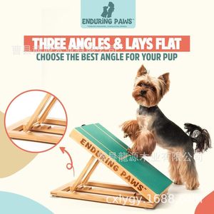 Creative wooden pull-out lid dog <b>scratching</b> <b>post</b> with sandpaper, foldable and adjustable solid wood dog <b>scratching</b> <b>post</b> - Product Image 3