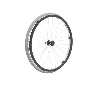 Roue arrière de fauteuil roulant, pneu solide de 24 pouces, équipement de fitness en acier à haute teneur en carbone - Product Image 1
