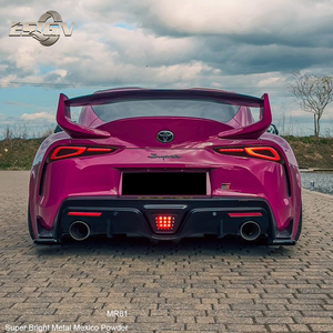 Mr81 सुपर उज्ज्वल धातु मेक्सिको पाउडर पीफ संरक्षण फिल्म स्व चिपकने वाला स्टिकर कार फिल्म - Product Image 3