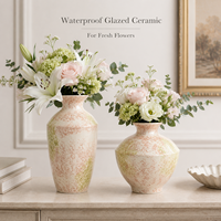 Vases en céramique et porcelaine d'art moderne, décoration esthétique pour la maison, salon, salle à manger, accessoires de décoration, centres de table de mariage