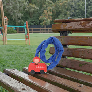 Cerradura de cadena FERTS para niños Body Fire Engine Lock-head con 2 llaves Cerradura de <span class=keywords><strong>bicicleta</strong></span> para niños - Product Image 3