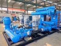 Unidad de Intercambiador de Calor de Placas para Agua Caliente Doméstica con Bombas de Circulación, Gabinete de Control y Control Inteligente de Temperatura