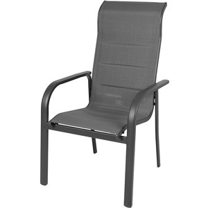 Chaise de jardin traditionnelle en Teslin de haute qualité, en aluminium métallique, pour l'extérieur, style ferme, atelier, anthracite <span class=keywords><strong>BENNOS</strong></span> BNS-100010A - Product Image 1