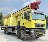 Foreuse de puits d'eau montée sur camion, portée maximale 1200 m, pour forage profond, hydraulique
