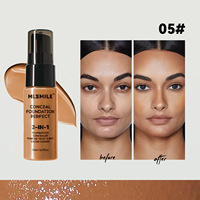 Fond de teint liquide correcteur hydratant longue tenue anti-transfert et anti-brillance – Cosmétiques de maquillage très demandés