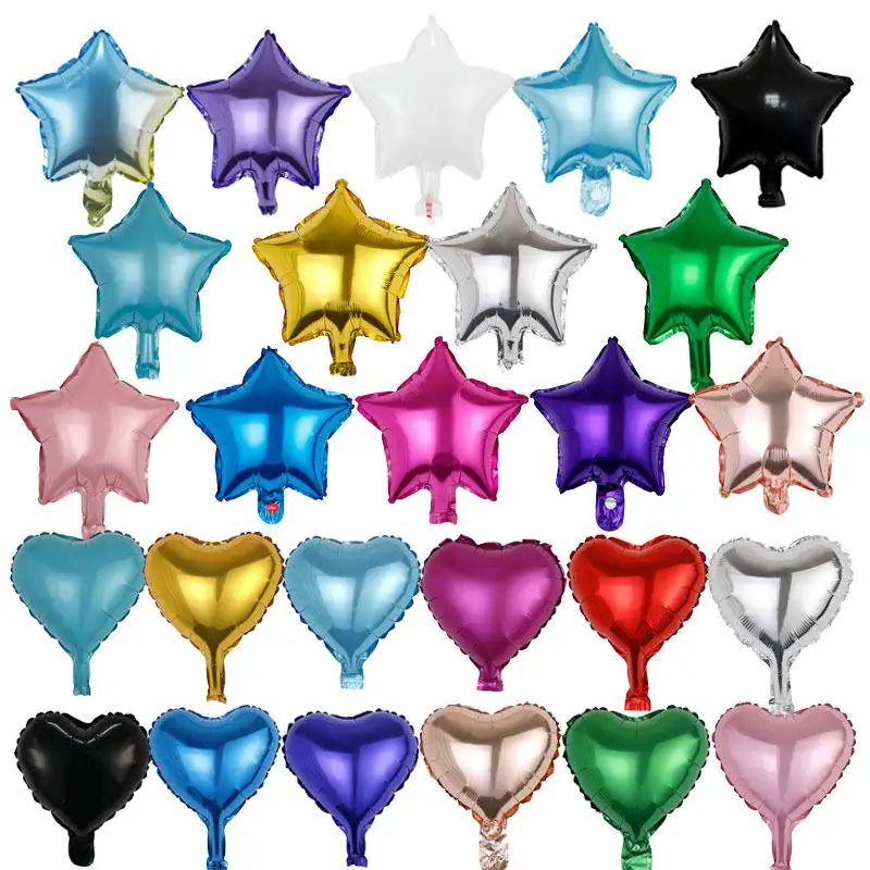 Ballon de 18 pouces en aluminium cinq étoiles Love Balloon Fashion Birthday Decoration Wedding Party Decoration Promotion Gift Balloon