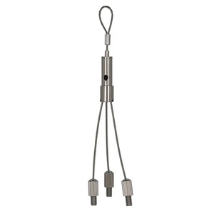 Chất lượng cao Wire Rope đôi chân treo đèn chùm LED Hệ thống Kit - Product Image 3