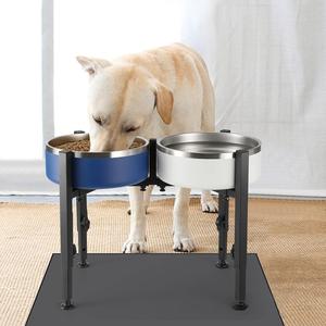 Tek köpek kase standı köpek maması standı ayarlanabilir yükseklik: 8.5 "-14.5" <span class=keywords><strong>Metal</strong></span> yükseltilmiş köpek kase tutucu - Product Image 2