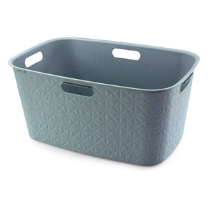 Cesta <b>plastica</b> riciclata (60x40x27,5cm) SOFTEX Verde acqua K258702 - Product Image 1