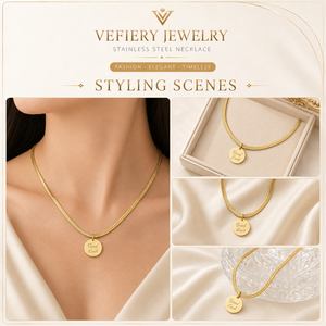 <b>Fashion</b> <b>Necklace</b> for Women Stainless Steel Jewelry Accessory - Product Image 2