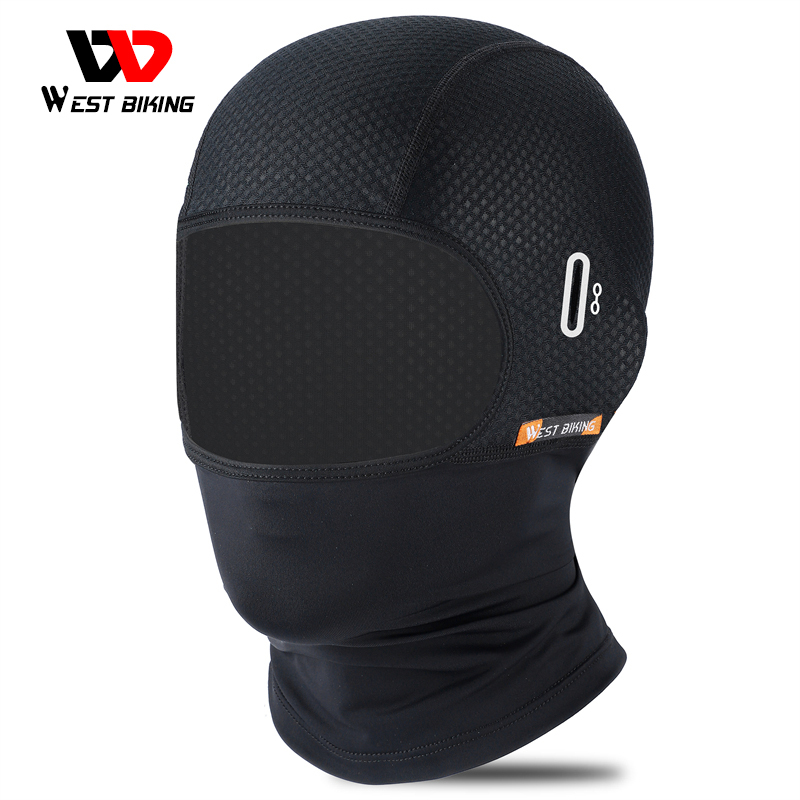 Cagoule Moto En Soie Glacée Avec Fentes Pour Lunettes - Protection Solaire Respirante