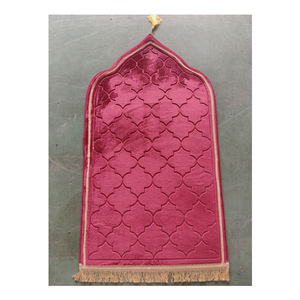 Fabrik Direkt vertrieb Großhandel Muslim geprägte Anbetung Decke Gebets matte Islamischer Gebets teppich - Product Image 3