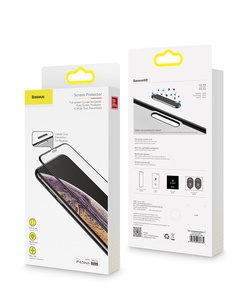 Per <span class=keywords><strong>iPhone</strong></span> <span class=keywords><strong>11</strong></span> <span class=keywords><strong>Pro</strong></span> 5.8 <span class=keywords><strong>pollici</strong></span> XS X 2 pz 0.3mm Ultra sottile curvo pellicola in vetro temperato strumento di installazione - Product Image 1