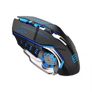 Mouse da Gaming Meccanico Wireless 2.4G BT Ricaricabile con Retroilluminazione RGB Economico per PC e Laptop per Giocatori - Product Image 2