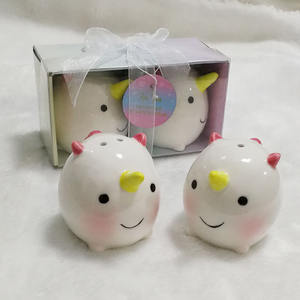 YWbeyond porcellane unicorno sale e pepe Shaker souvenir favorisce Shaker forniture Festive regalo regalo di nozze - Product Image 5