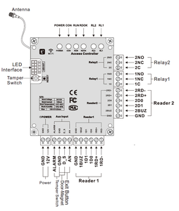Scheda di Controllo Accessi WIFI Tuya con Alimentatore per Uso Interno, Controllo Remoto Tramite App Mobile, Accesso Wireless alle Porte - Product Image 6
