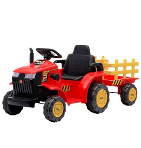 <span class=keywords><strong>Trattore</strong></span> Elettrico <span class=keywords><strong>Giocattolo</strong></span> per Bambini <span class=keywords><strong>con</strong></span> <span class=keywords><strong>Rimorchio</strong></span> Posteriore, per Età 2-7 Anni, Auto Elettrica a Batteria per Bambini - Product Image 2