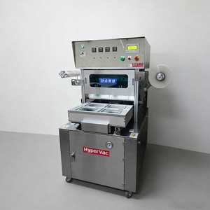 Máquina de envasado semiautomática comercial con atmósfera modificada (MAP) y sellado por inyección de gas para bandejas de comidas preparadas y alimentos frescos, en acero inoxidable SUS304 - Product Image 1