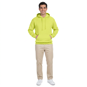 Conjuntos de Sudadera con Capucha de Lujo para Hombre al por Mayor, 100% Algodón, Personalizados, Gruesos, Transpirables, con Diseño de Parches, Color Sólido, al Mejor Precio - Product Image 1