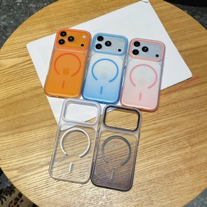 เคสโทรศัพท์ใสไล่เฉดสีแบบแม่เหล็กสำหรับ iPhone 18 12 13 14 15 16 17 Pro Max Air รองรับการชาร์จไร้สาย ป้องกันด้านหลัง - Product Image 2