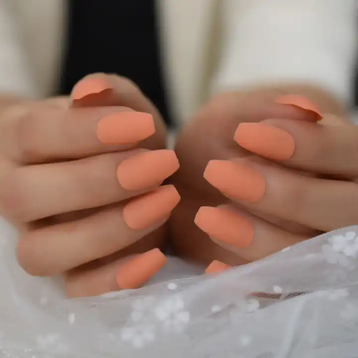 Orange nails. Ideas | Gallery posted by JESSICA | Lemon8