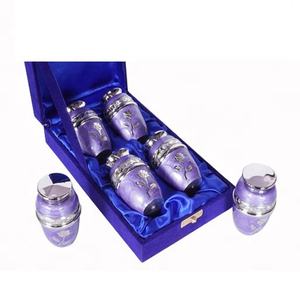 Recuerdo de metal de estilo europeo para aplicación de cenizas de cremación de bebés - Product Image 2