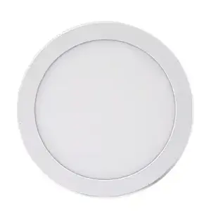 Luz de painel conduzida magro super Luminária embutida Rodada Led Luz 3w 6w 12w 18w 24w Luzes de teto para uso doméstico de escritório