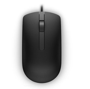 เมาส์ออปติคอลแบบมีสาย <span class=keywords><strong>MS116</strong></span> สีดำ ไฟ LED Backlit ดีไซน์ตามหลักสรีรศาสตร์ สำหรับเดสก์ท็อป/แล็ปท็อป - Product Image 2